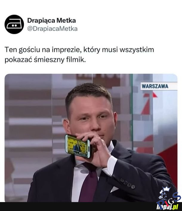 Ten jedyny gościu na imprezie