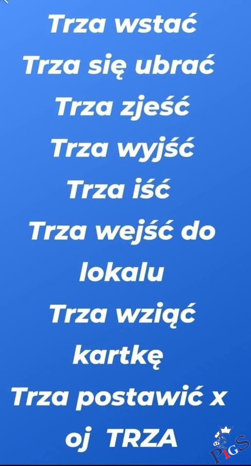 Trza to zrobić!