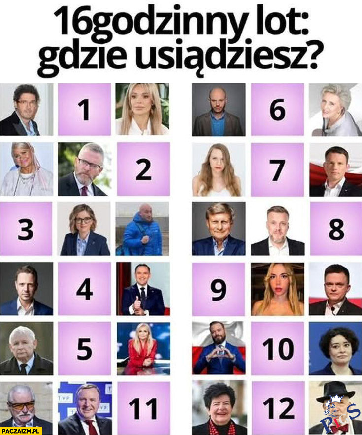 16 godzinny lot