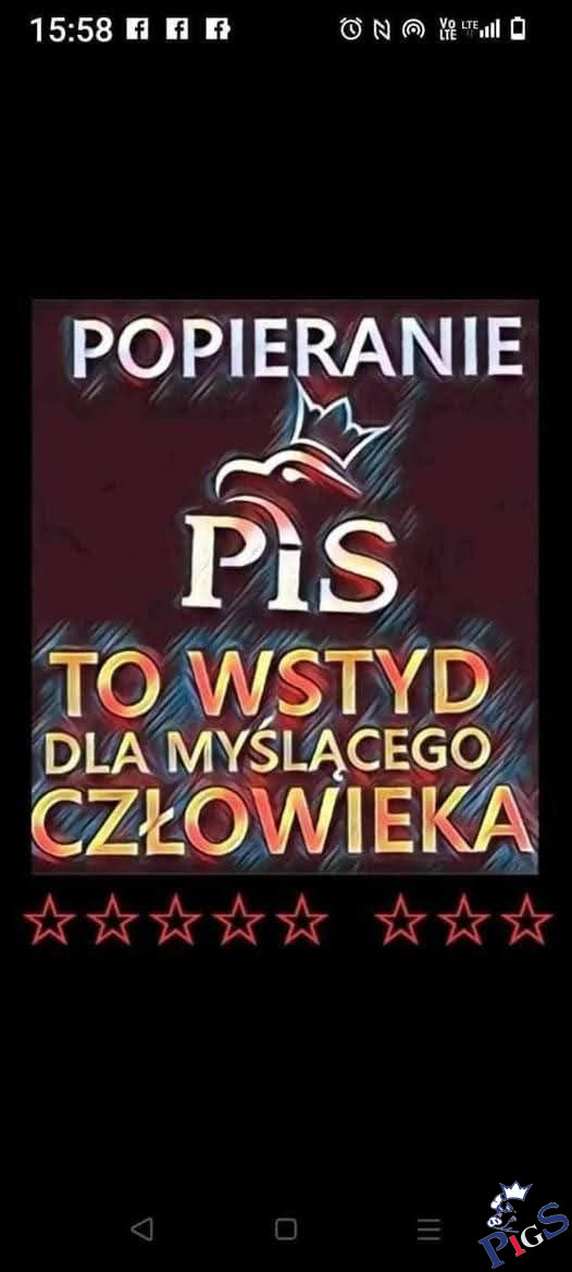 Ich wyborcy się nie wstydzą bo nie myślą