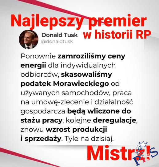 Najlepszy premier w historii RP