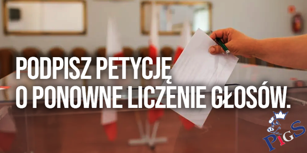 Podpisz petycję o ponowne przeliczenie głosów
