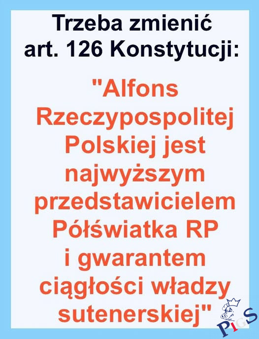 Trzeba zmienić art. 126 konstytucji