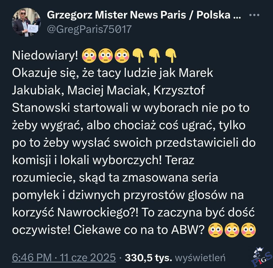 Wiadomo że wybory były skręcone to było dla pisowców być albo nie być
